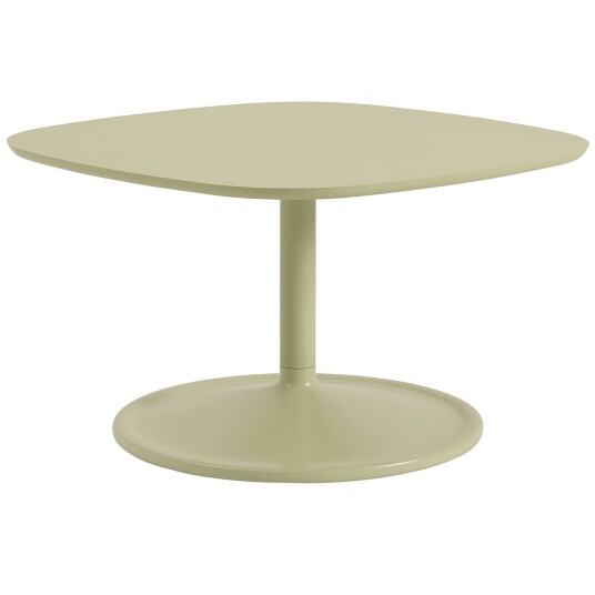 Muuto Soft Salongbord 70x70 cm Laminat Beige Green