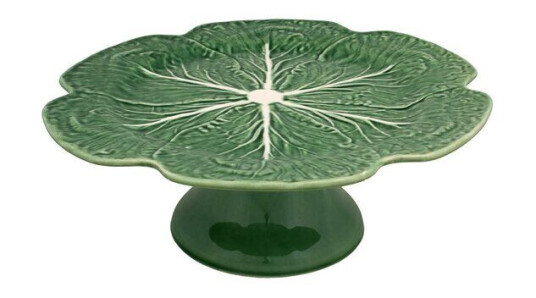 Bordallo Pinheiro   Cabbage stettfat 31x13 cm kål grønn