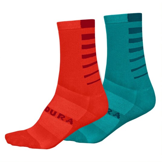 Endura Women's Coolmax® Stripe Socks 2 par