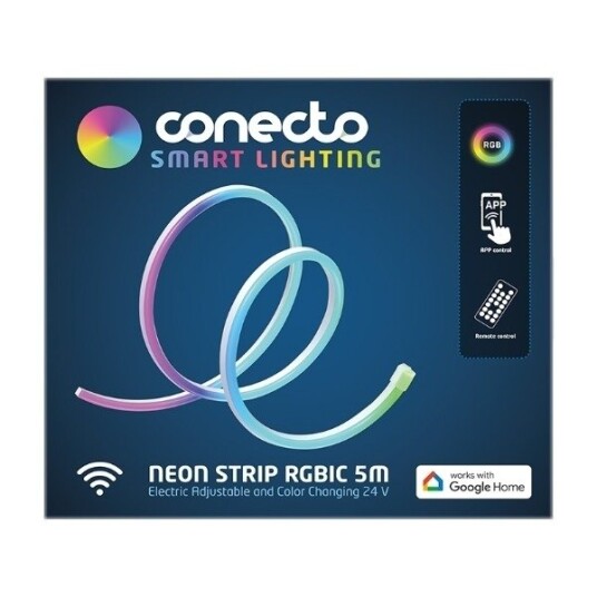 Conecto CONEON5M24 Neon RGBIC LED-lysrør 5 m
