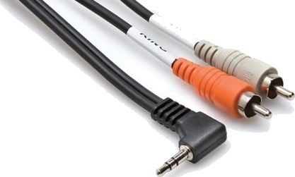 Hosa - Breakout Kabel Trs R 3,5 - 2 X Rca 1,8M Hosa - Breakout Kabel Trs R 3,5 - 2 X Rca 1,8M