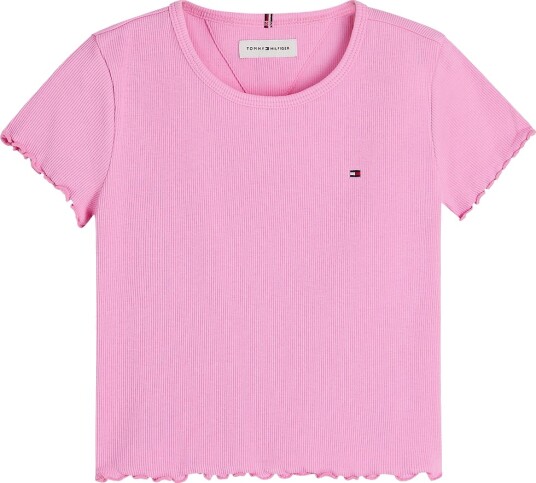 Tommy Hilfiger T-skjorte - Rib - Essential - Rosa Daisy - Tommy Hilfiger - 16 år (176) - T-skjorte Tommy Hilfiger T-skjorte - Rib - Essential - Rosa Daisy - Tommy Hilfiger - 16 år (176) - T-skjorte