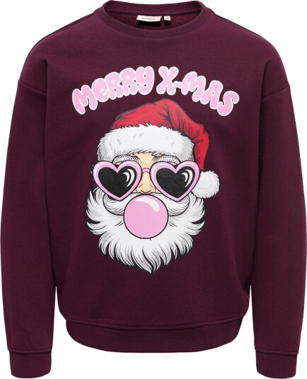 Kids Only Collegegenser   KogXmas   Vinsmaking/Santa HoHo   Kids Only   13 14 år (158 164)   Collegegenser Bordeaux Hvit Rosa Rød Svart