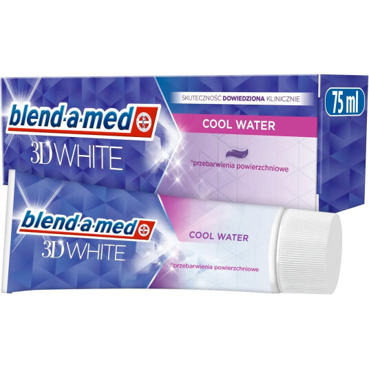 3D White Tannkrem BLEND A MED Cool Water 75 ml. 3D White Tannkrem BLEND A MED Cool Water 75 ml.