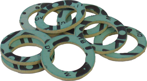 10 stk Tubman HD fiberpakning, 24x15x2 mm, 3/4", 10 stk.