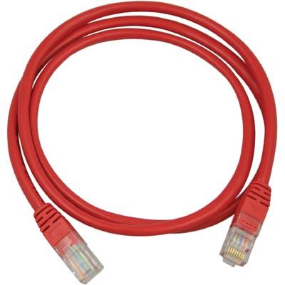 Deltaco 3m UTP Cat.5e Nettverkskabel RJ-45 Rød