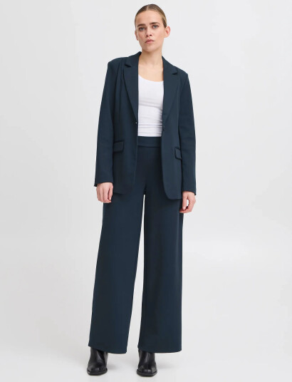 ICHI Ihkate Sus Long Bl4 - Navy - L