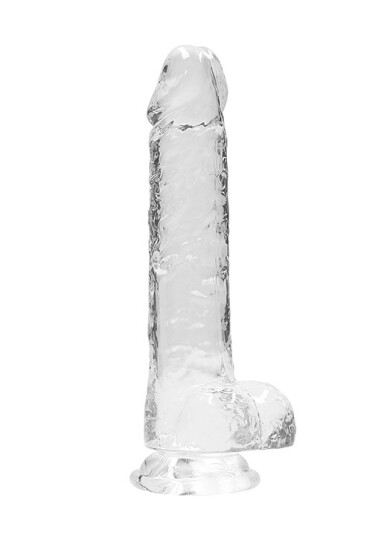Shots Toys - RealRock RealRock: Crystal Clear Realistic Dildo, 19 cm
