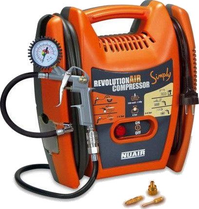 Nuair Kompressor Revolutionair 1,5 HK, 2 l (Oljefri)