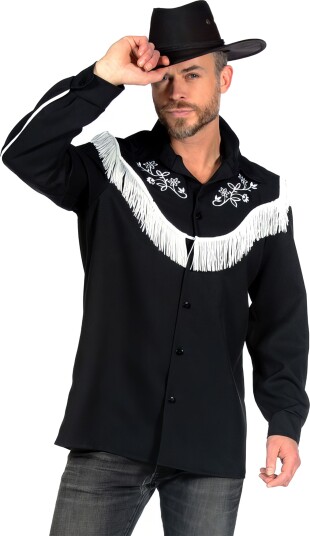 Wilbers & Wilbers Svart Western Skjorte Deluxe Herre X-large 005304-H-058