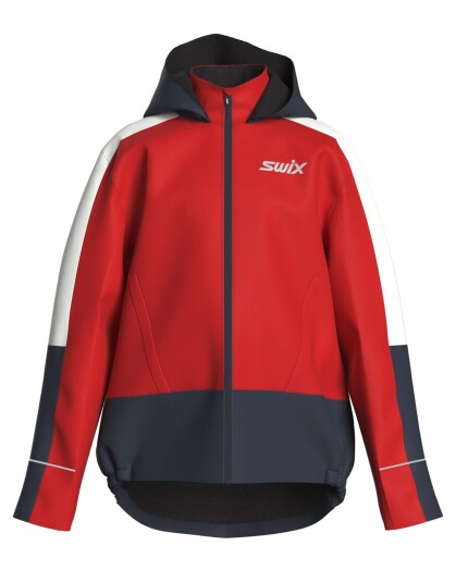 Swix Blizzard Hood Jacket, Junior Swix red 140 Swix Blizzard Hood Jacket, Junior Swix red 140