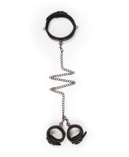 EasyToys Fetish Halsbånd M/ Håndmansjetter EasyToys Fetish Halsbånd M/ Håndmansjetter