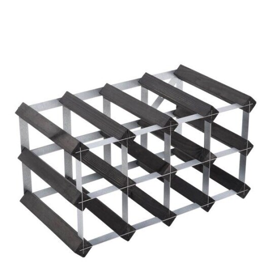 The Swedish Wine Rack Factory - Vinstativ 12 flasker montert svart The Swedish Wine Rack Factory - Vinstativ 12 flasker montert svart