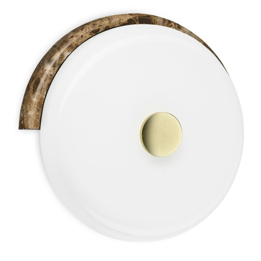 Trip Vegglampe Marmor Emperador / Opal