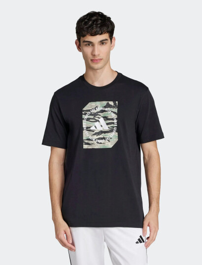 adidas Sportswear M C Camo Box T - Black - M