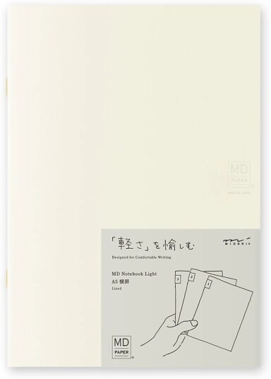 Midori Md Notebook Light Lined A5 3-Pakk
