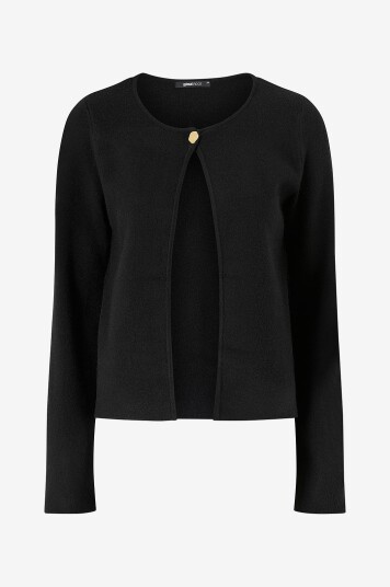 Gina Tricot Kardigan Knitted Svart