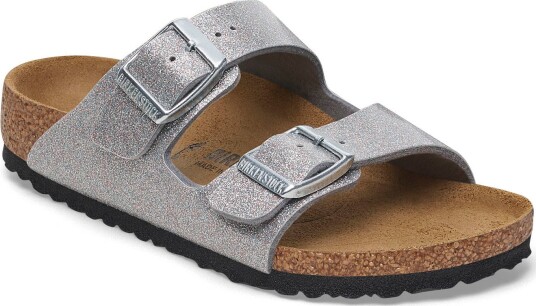 Birkenstock Kids" Arizona Bf Narrow  Sparkling Silver 29