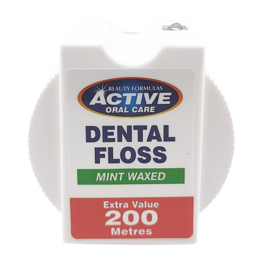 Floss 200 mtr. Waxed Active Oral Care Mint Floss 200 mtr. Waxed Active Oral Care Mint