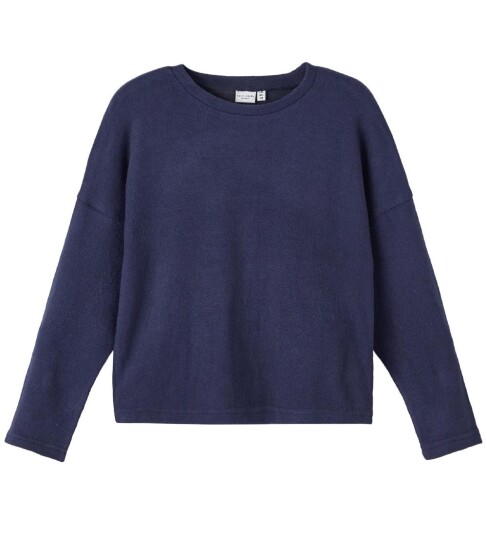 Name It Genser Strikk Noos NkfVicti Dark Sapphire 7 8 år 122 128 Genser Blå