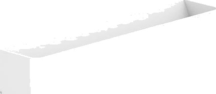 Semi Wall 9W 660Lm 3000K 307X100x74mm. Hvid