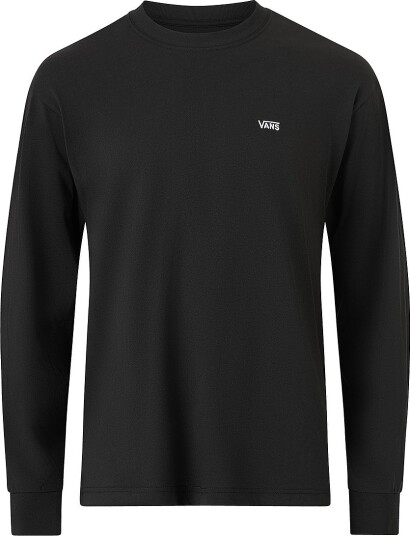 Vans T skjorte Left Chest II Loose LS Tee Svart
