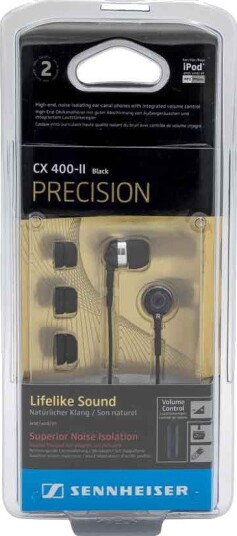 Sennheiser CX 400 II Precision in-ear-hodetelefoner Svart