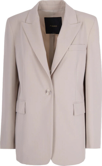 Pinko Dame Jakker Beige S, Pinko Dame Jakker Beige S,