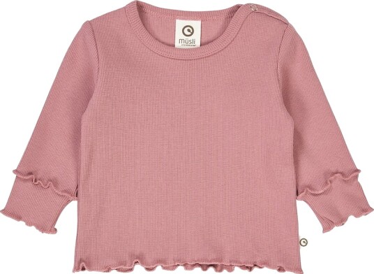 Müsli Genser   Rib   Cozy Meg   Nostalgi Rose   Müsli   2 år 92   Genser   Rosa