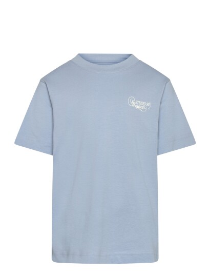 Jack & Jones Jorniagara Typo Tee Ss Crew Neck Jnr Blue 128 Jack & Jones Jorniagara Typo Tee Ss Crew Neck Jnr Blue 128