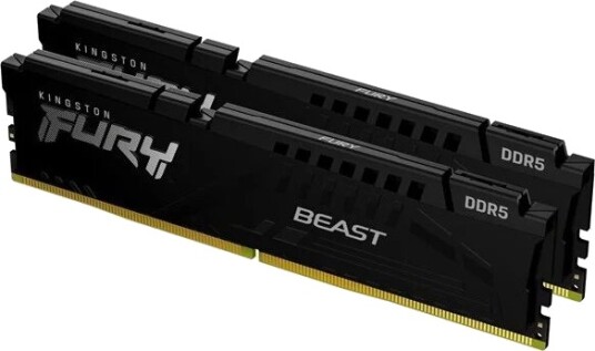 Kingston FURY Beast 128GB DDR5 5600MHz RAM Dual Channel CL36 Svart