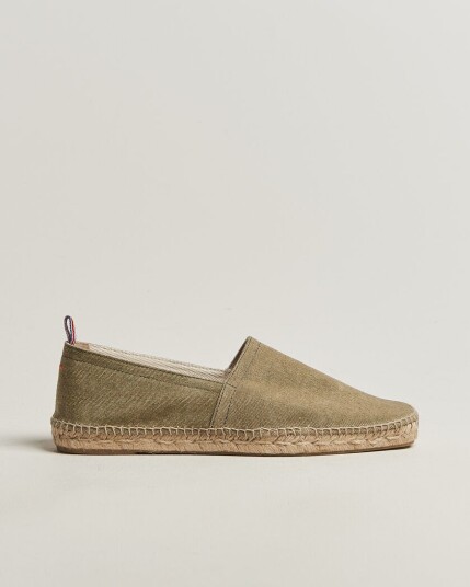 Castañer Pablo Washed Canvas Espadrilles Laurel Green Castañer Pablo Washed Canvas Espadrilles Laurel Green