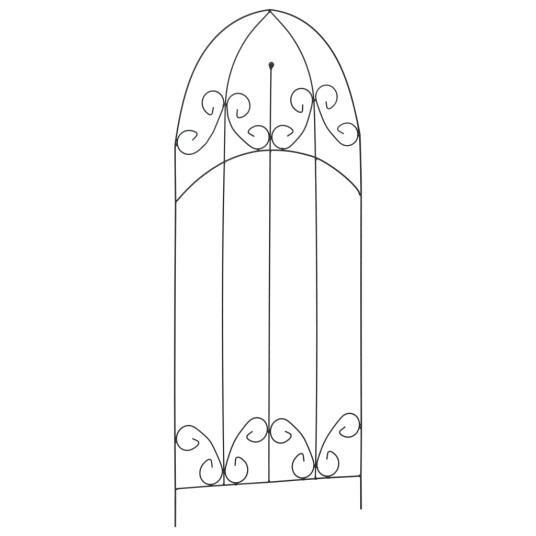 vidaXL Planteklatrestativ 3 stk svart 40x100 cm jern vidaXL Planteklatrestativ 3 stk svart 40x100 cm jern