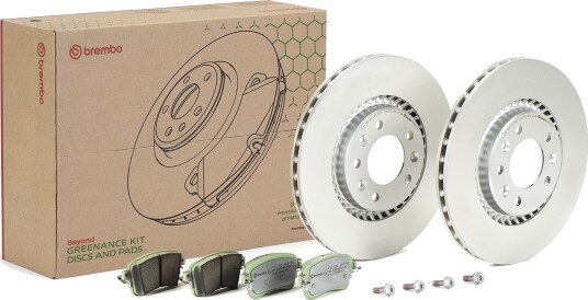 BREMBO KT 10 051 Bremseskiver og -klosser