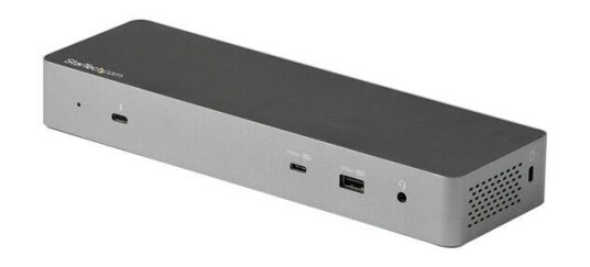 StarTech.com Thunderbolt 3 Dock w/USB-C Host Compatibility - Dual 4K 60Hz DP 1.4 or HDMI TB3/USB-C Docking Station - 1x 8K - 96W PD/5xUSB - docking station - DP - GigE