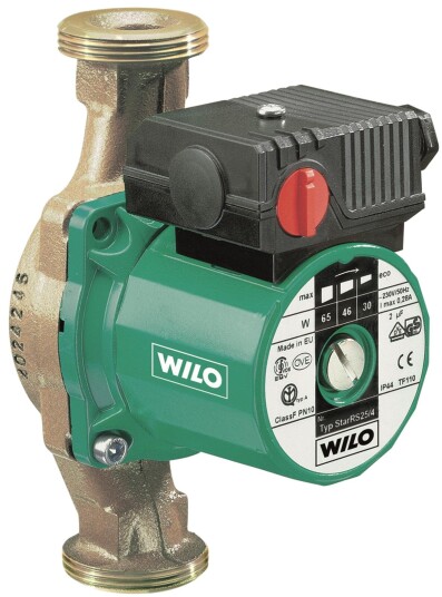 Wilo Tappevannspumpe Star-Z 20/4 0,31 A, 1,8 M³/T, 20 Kpa, 2600 O/Min