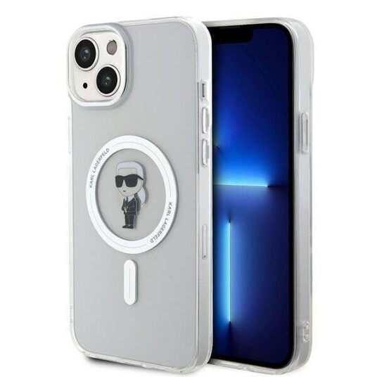 Karl Lagerfeld iPhone 15 Plus MagSafe Mobildeksel Iml Ikonik - Svart