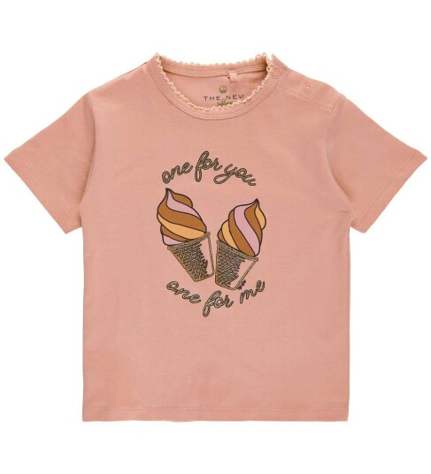 The New Siblings T skjorte TnsGinnie Peach Beige 56 T skjorte Rosa