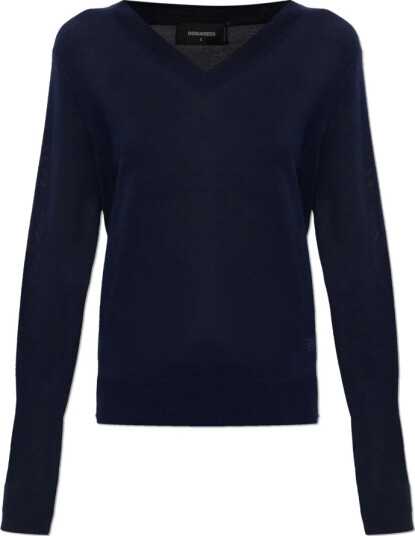 Dsquared2 Dame Strikkevarer Blå XS, Dsquared2 Dame Strikkevarer Blå XS,