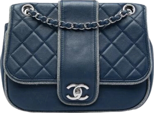 Chanel Vintage Dame Blå