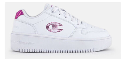 Champion Rd18 Platform Glitter G Gs Low Papyrus 36 (Us 4) Sneakers