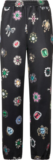 Moschino Dame Bukser Svart S, Moschino Dame Bukser Svart S,