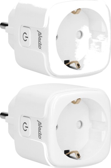 Alecto Plug10 Smart Wifi-plugg - 3680w, 16a, Hvit, 2-pakning Alecto Plug10 Smart Wifi-plugg - 3680w, 16a, Hvit, 2-pakning