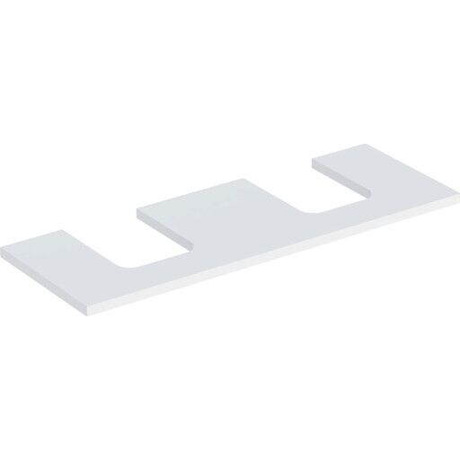 Geberit One benkeplate 133,8x47,3 cm matt hvit