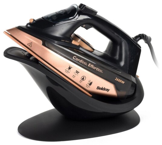 Beldray BEL0747NRGFVDE Dampstrykejern 2 i 1 TrÃ¥dlÃ¸s   2600W   Sort