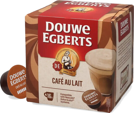 Douwe Egberts | Café au Lait 16 kapsler til Dolce Gusto
