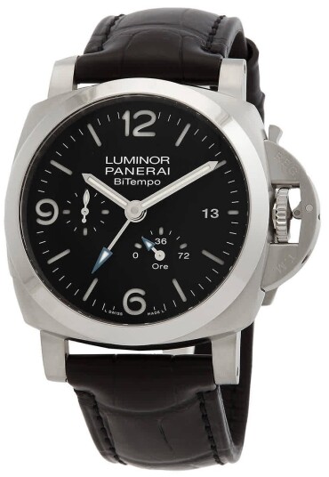 Panerai Herreklokke PAM01360 Luminor Sort/Lær Ø44 mm