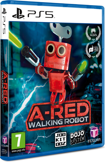 A RED Walking Robot PS5 Spill