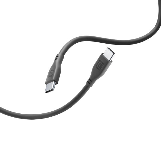 CellularLine ladekabel USB-A til USB-C 1,2m - Svart CellularLine ladekabel USB-A til USB-C 1,2m - Svart