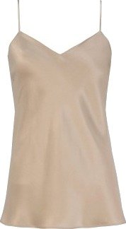 Damella Silk Camisole Nougat silke Large Dame